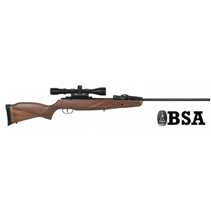 BSA MERLİN XL GEN 3İ BEECH 10-SHOT HAVALI TÜFEK (3-9X40 MIL-DOT DÜRBÜN HEDİYELİ)