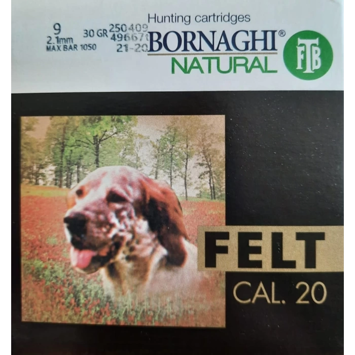 BORNAGHİ 30 GR 20 CAL KEÇE TAPA