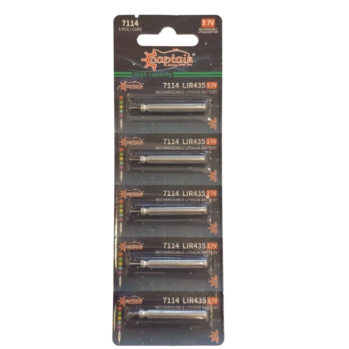 CAPTAİN 7114 FOSFOR VE ŞAMANDRA İÇİN ŞARJ OLAN PİL (1 ADET)