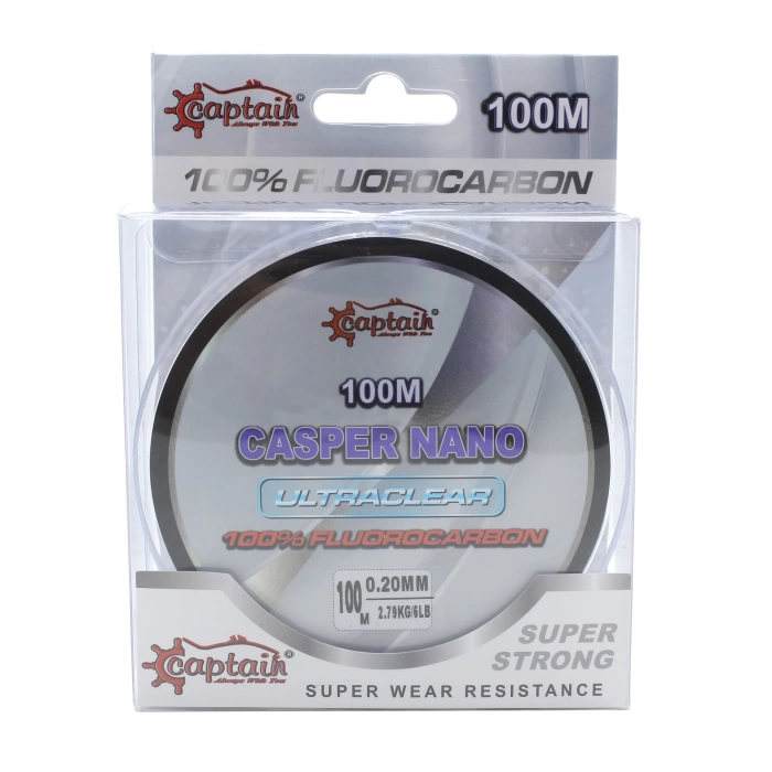 CASPER NANO %100 FLUOROCARBON 100MT 0.18MM