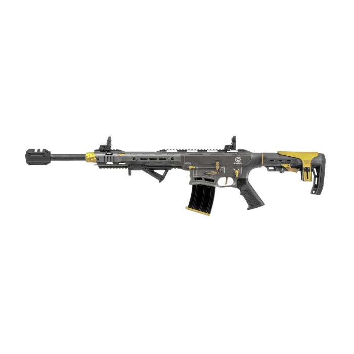 CASTELLO MP6 ŞARJÖRLÜ YARI OTO.YİVSİZ TÜFEK 12 CAL. FULL DESENLİ (DİKEY FİŞEK HAZNELİ)