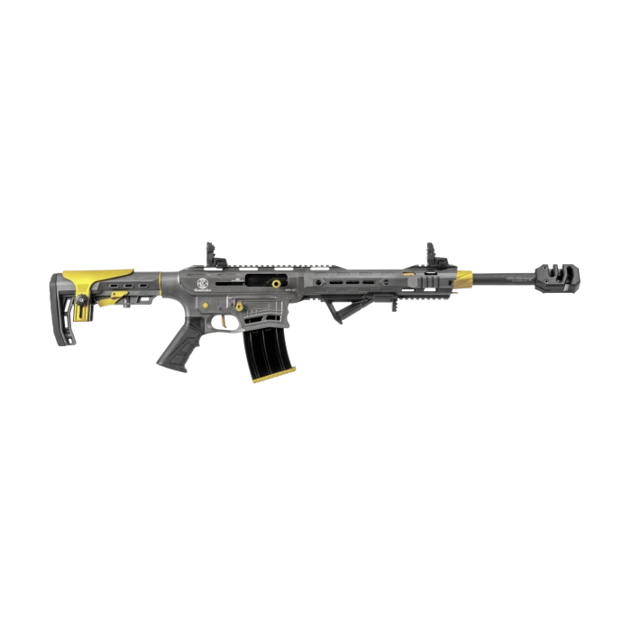 CASTELLO MP6 ŞARJÖRLÜ YARI OTO.YİVSİZ TÜFEK 12 CAL. FULL DESENLİ (DİKEY FİŞEK HAZNELİ)