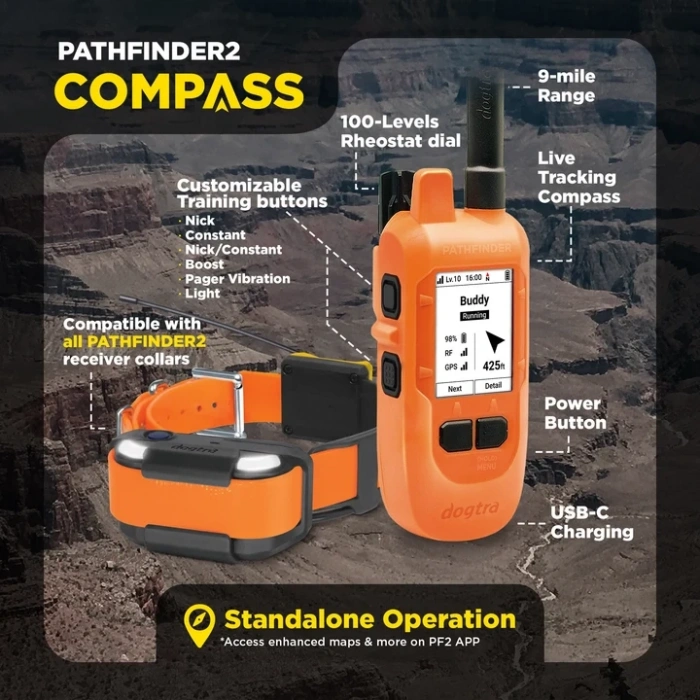 DOGTRA PATHFINDER2 COMPASS GPS