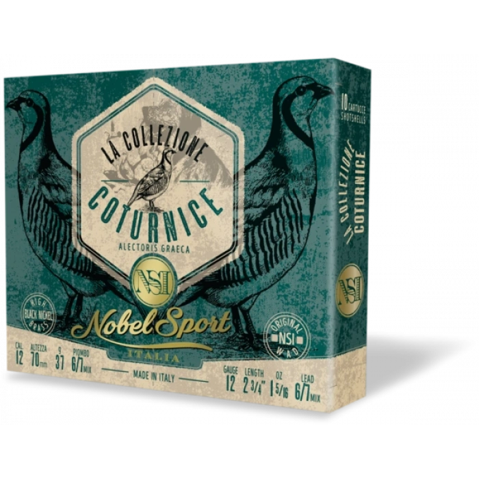 NOBEL SPORT 12 CAL. 37 GR. COLLEZIONE COTURNICE AV FİŞEĞİ 6/7 NO.