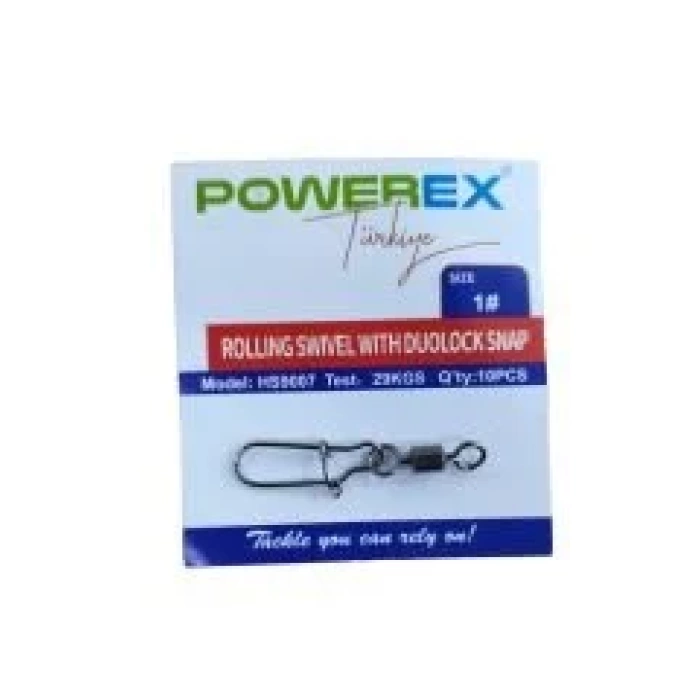 POWEREX HS9007 KİLİTLİ KLİPSLİ FIRDÖNDÜ NO:1