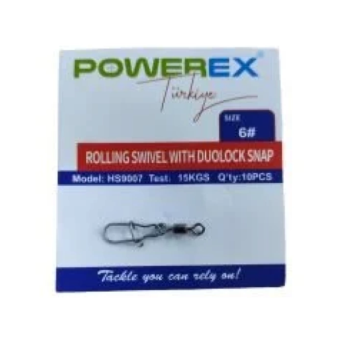 POWEREX HS9007 KİLİTLİ KLİPSLİ FIRDÖNDÜ NO:5