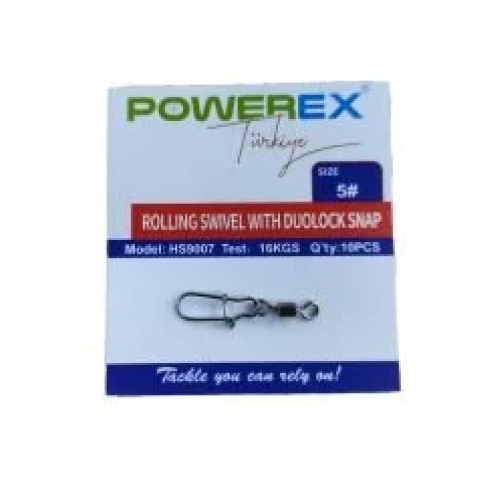 POWEREX HS9007 KİLİTLİ KLİPSLİ FIRDÖNDÜ NO:5