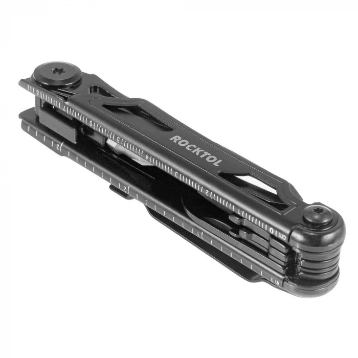 ROCKTOL 12 FONKSİYONLU MULTİTOOL SİYAH ÇAKI KILIFLI