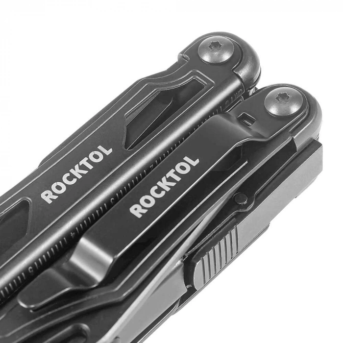 ROCKTOL 12 FONKSİYONLU MULTİTOOL SİYAH ÇAKI KILIFLI