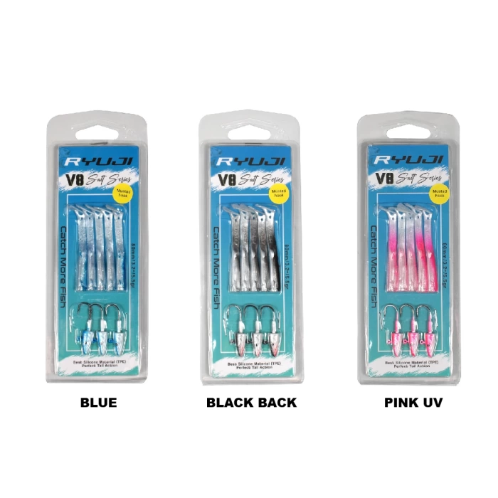 RYUJİ V8 8CM,5.5GR WHİTE SİLVER