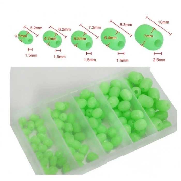 SİLİKON BONCUK SETİ GLOW 100LÜ KUTU