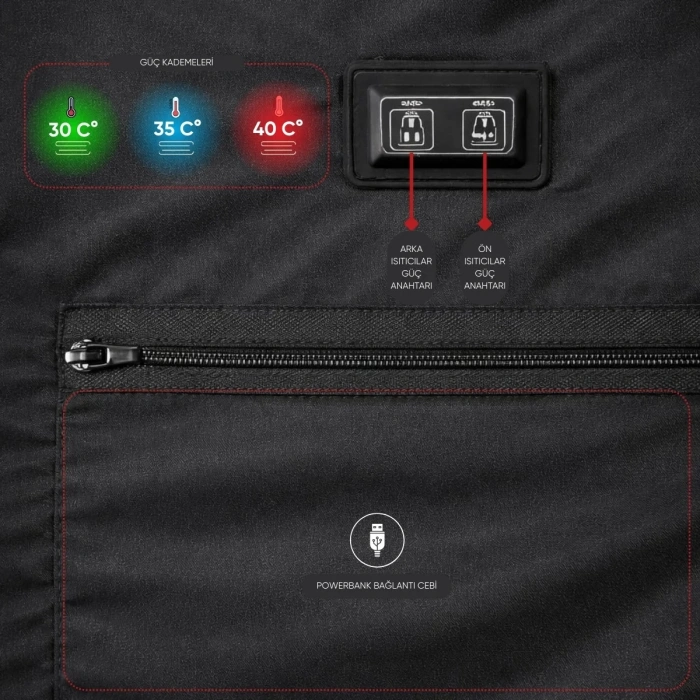 SOFTSHELL ISITMALI YELEK