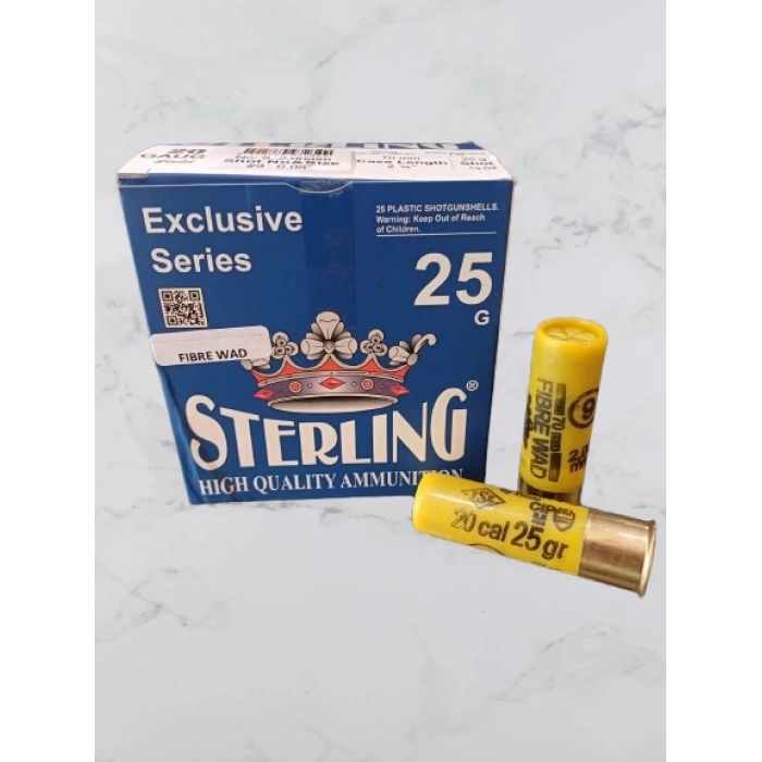 STERLİNG 25 GR.20 CAL.KEÇE TAPA AV FİŞ.