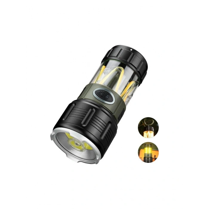 WİSON WS-705 ŞARJLI KAMP LAMBASI 10W 1000 LÜMEN | POWERBANK ÖZELLİKLİ ÇOK FONKSİYONLU LED FENER | TYPE-C ŞARJLI SU GEÇİRMEZ