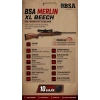 BSA MERLİN XL GEN 3İ BEECH 10-SHOT HAVALI TÜFEK (3-9X40 MIL-DOT DÜRBÜN HEDİYELİ)