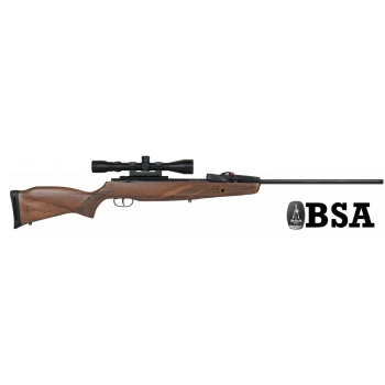 BSA MERLİN XL GEN 3İ BEECH 10-SHOT HAVALI TÜFEK (3-9X40 MIL-DOT DÜRBÜN HEDİYELİ)