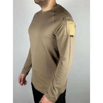 AKN BİSİKLET YAKA UZUNKOL TAKTİK T-SHİRT 22011