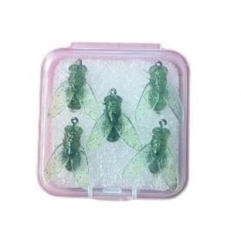 ALABALIK VE KEFAL İĞNELİ SİLİKON SİNEK 5Lİ