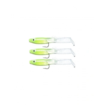 Captain 3525 Eel Fish 7.5cm Silikon Zargana Suni Yem 3lü Paket