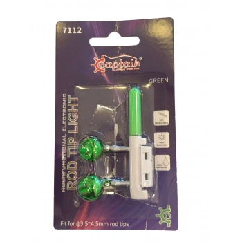 CAPTAİN 7112 PİLLİ VE APARATLI-ZİLLİ FOSFOR 45X39MM GREEN