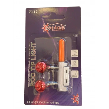 CAPTAİN 7112 PİLLİ VE APARATLI-ZİLLİ FOSFOR 45X39MM RED