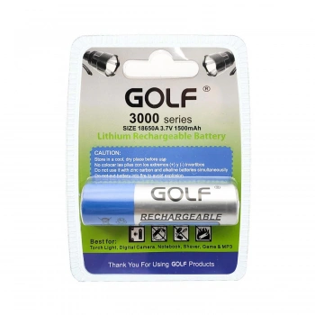 GOLF 18650 ŞARJLI PİL