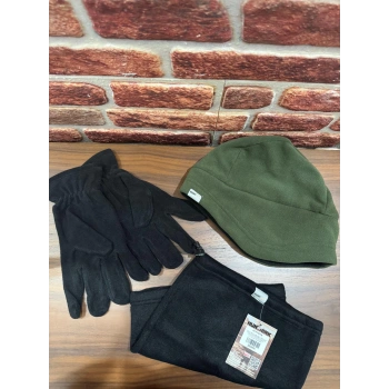 HUNTHİNK SİYAH BERE ELDİVEN BOYUNLUK