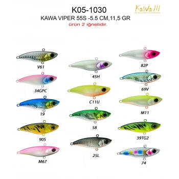 KAWA VIPER 55S-5.5 CM,11.5 GR.