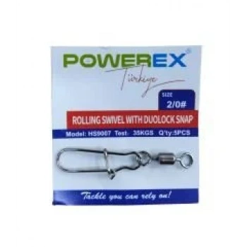 POWEREX HS9007 KİLİTLİ KLİPSLİ FIRDÖNDÜ NO:2/0