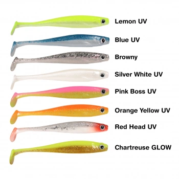 RYUJİ MİSTER SHAD 10CM,7GR-CHARTREUSE GLOW ( 1 ADET )