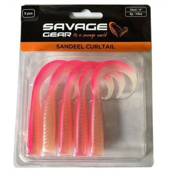 SAVAGE GEAR LB SANDEEL CURLTAİL 7CM,2GR. 6 ADET SAHTE BALIK