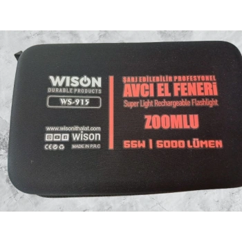 WİSON WS-915 5000L 55 WATT ŞARJLI EL FENERİ