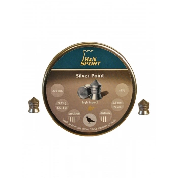 HN SİLVER POİNT 5,5 MM 17,13 GREİN 1,11 GR 200 ADET