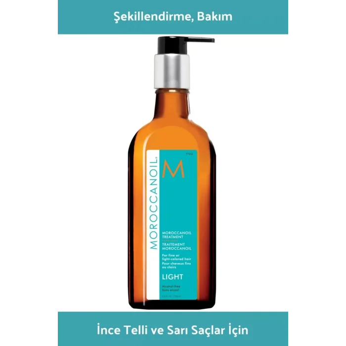 Moroccanoil Treatment Light Argan Tüm Saçlar Bakım Yağı 200ml 7290011521684