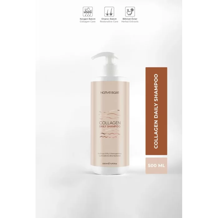 NATİVE BASE COLLAGEN DAILY SHAMPOO - AFTER TREATMENT 500ML