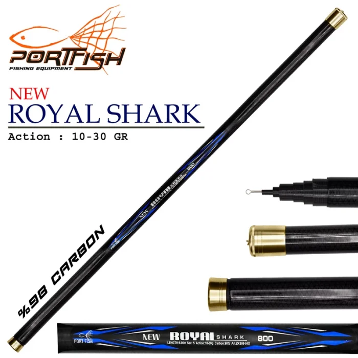 Portfish New Royal Carbon Göl Kamışı 400 cm 10-30 gr