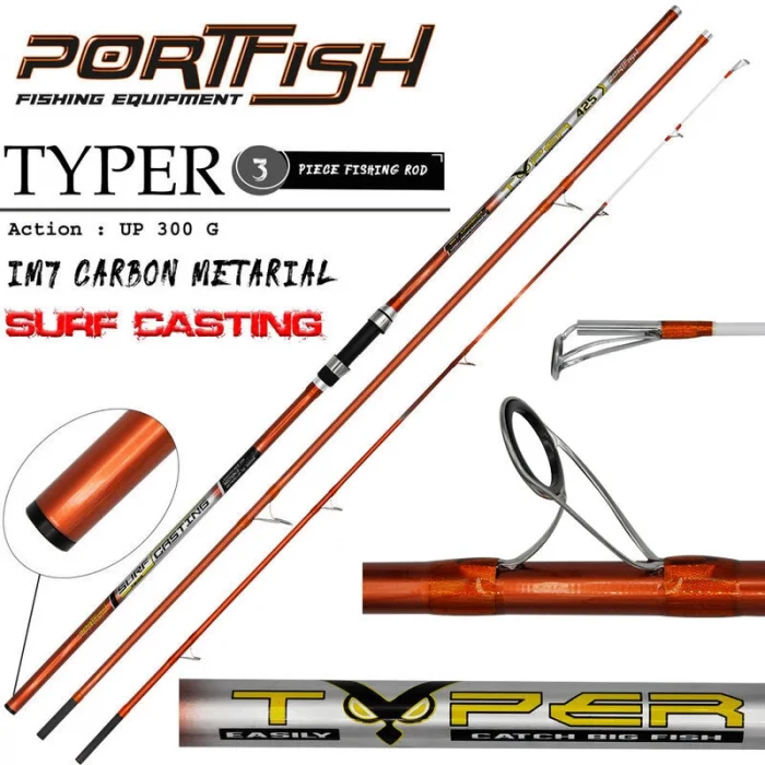Portfish Typer 425 cm 3 Parça Surf Kamış