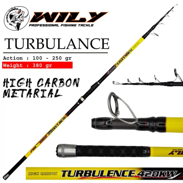 Wily Turbulance Surf Kamış 420 cm 100-250 gr