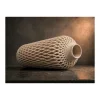 Diamont Mat Beige Vazo – Modern Dekoratif 3D Baskı Vazo | 137x250 mm