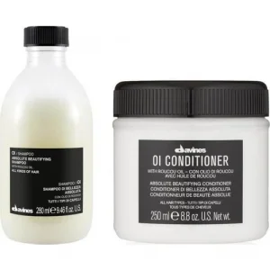 Davines Oi-Oil Sülfatsız Bakım Şampuanı 280ml + Oi Nemlendirici Krem 250ml