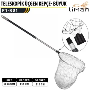 Liman Teleskopik Üçgen Kepçe Büyük