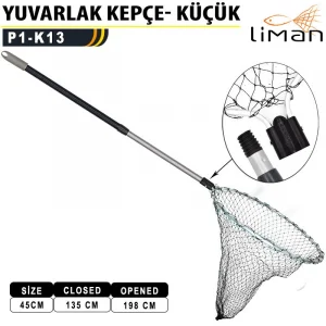 Liman Yuvarlak Teleskopik Kepçe Küçük