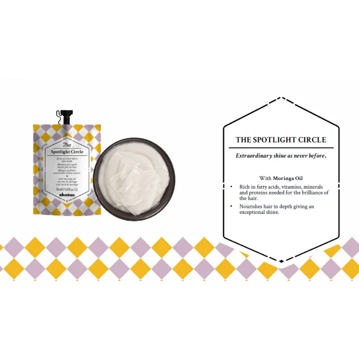 Davines The Spotlight Circle Parlaklık Kazandıran Saç Maskesi 50ml 8004608258155