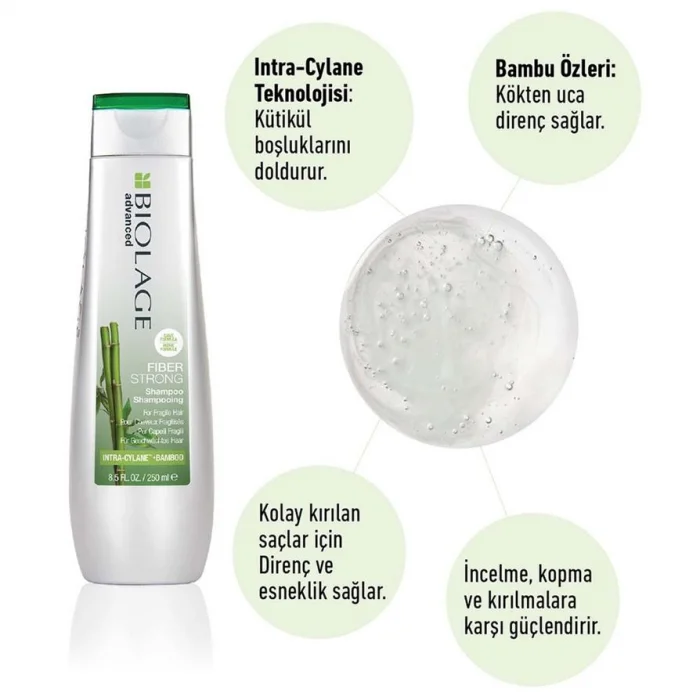 Biolage FiberStrong Kırılgan Saçlar için Güçlendirici Şampuan 250ml