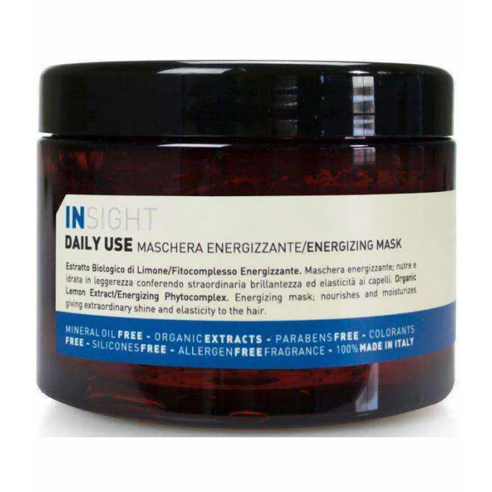 Insight Daily Use Energizing Enerji Veren Saç Maskesi 500ml 8029352353420
