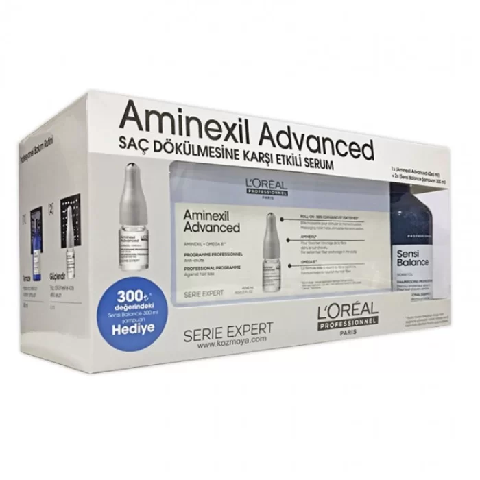 Loreal Aminexil Advanced Saç Dökülmesine Karşı Etkili Bakım Seti 8690595156354