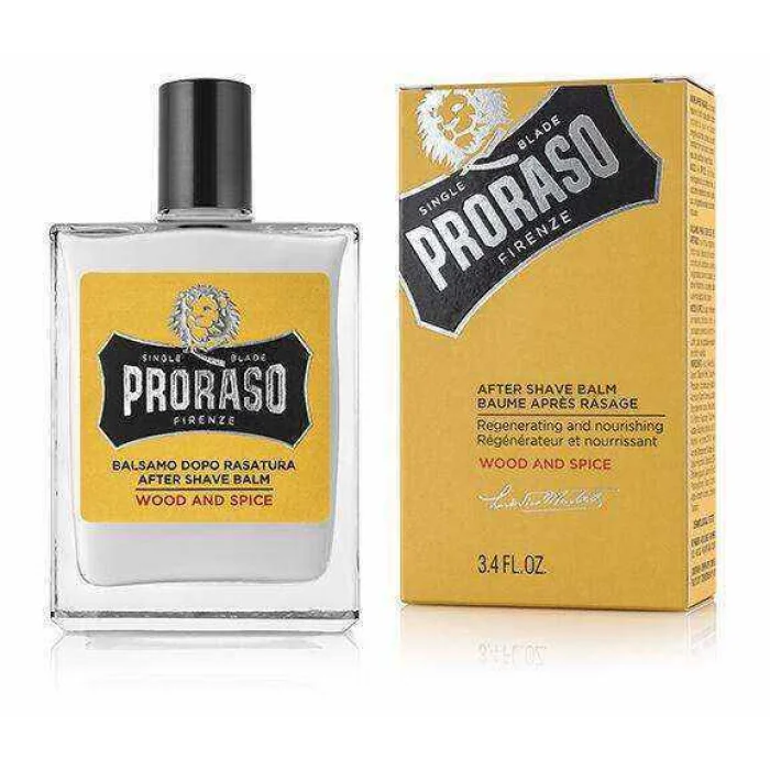 Proraso Wood Spice Aftershave Balm 100ml 8004395007806