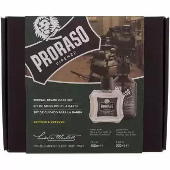 Proraso Cypress & Vetyver 2li Set Sakal Balsamı 100ml+Şampuanı 200ml 8004395007370