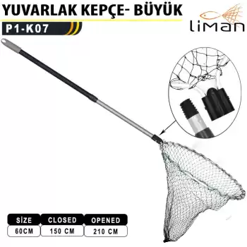Liman Yuvarlak Teleskopik Kepçe Büyük