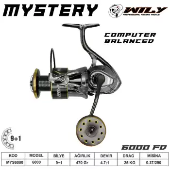 Wily Mystery 6000 Olta Makinası 9+1 bb